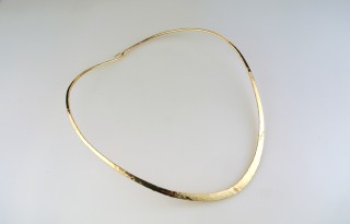 14k Solid Gold Choker